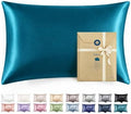 Bedsure Satin Pillowcase with Zipper, Pillow Cases Queen Size Set of 2 by BEDSURE