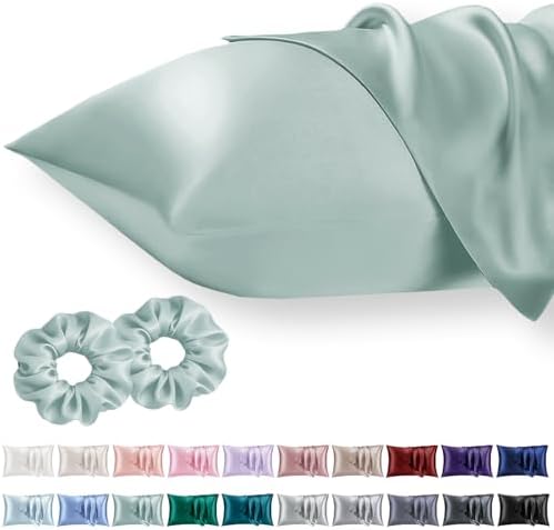 Vielit Queen Satin Pillowcase for Hair 2pc, Similar to Silk Pillow Cases by Vielit
