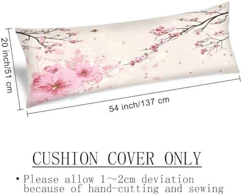 Cherry Blossoms Body Pillow Cover - Image 4