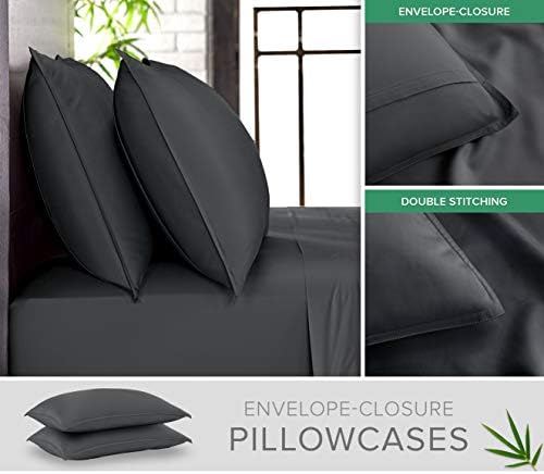 Pure Bamboo California King Sheets, Genuine 100% Organic Viscose Derived from - Image 3