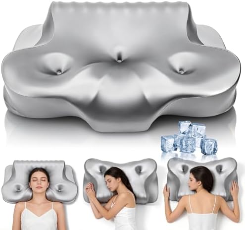 Dayme Orthopedic Memory Foam Pillows – Cooling Cervical Neck Pillow by Dayme
