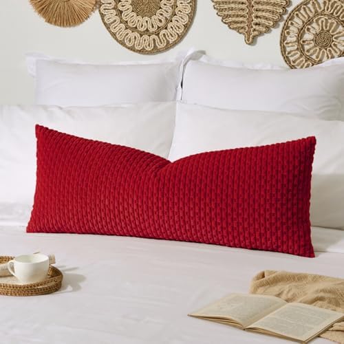 Kevin Textile Soft Corduroy 20"x54" Body Pillow Cover 1 Pack by KevinTextile