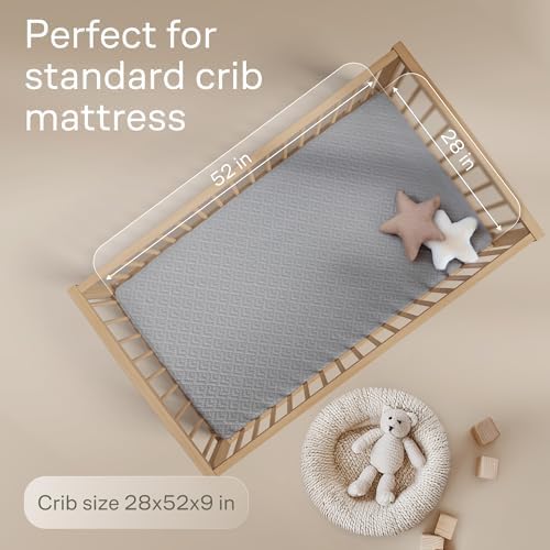 Niagara Crib 2 Pack 100% Waterproof Mattress Protector, Soft Breathable Crib - Image 3
