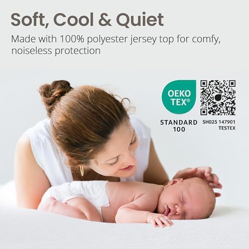 SafeRest Waterproof Mattress Protector Crib Size - Image 6