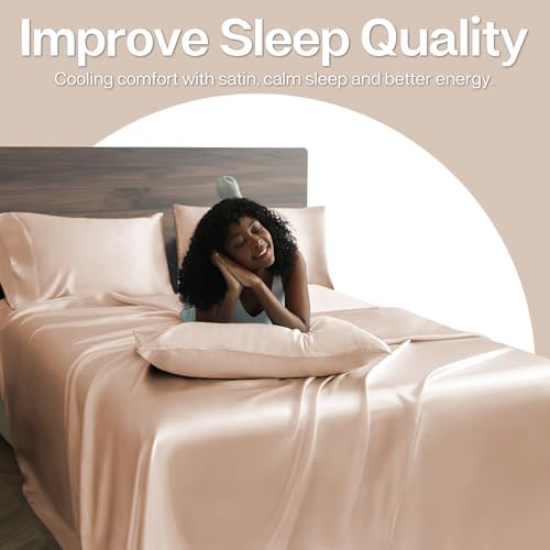 MR&HM Satin Pillowcase 2 Pack, King Size 20"x36" - Image 4