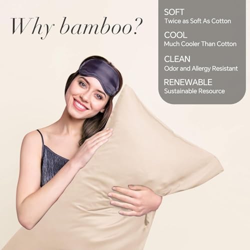 BEDELITE King Pillow Cases Set of 2, Rayon Derived from Bamboo - Image 2