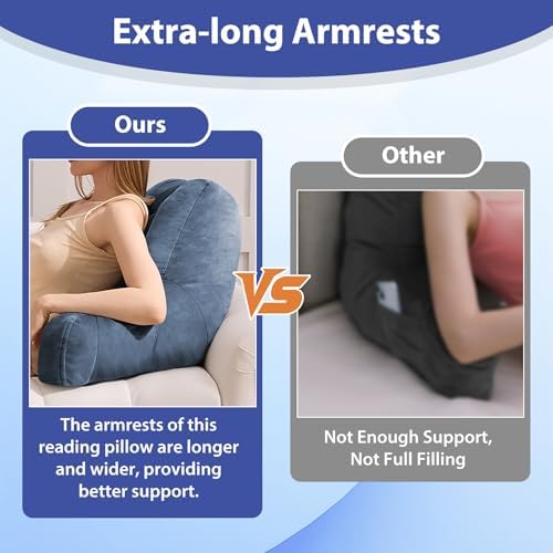 IASEAHK Reading Pillow, Back Pillow - Image 4