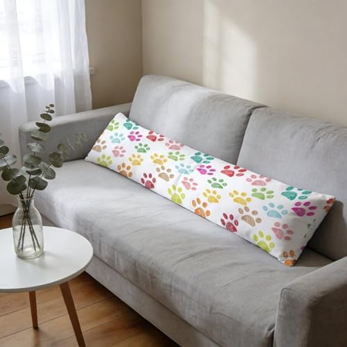 Dog Paw Cute Print Body Pillow Cover Pillowcase - Image 4