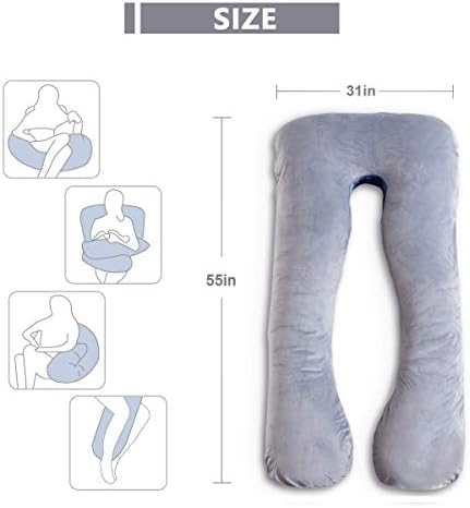 Pregnancy Pillow, U Shaped Full Body Pillow, Support and Maternity Pillow - Image 2