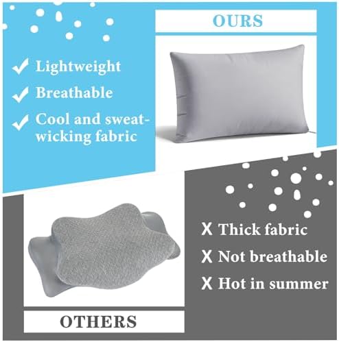 Hahafelt 2 Pack 7"x11" Cooling Small Pillowcase - Image 3