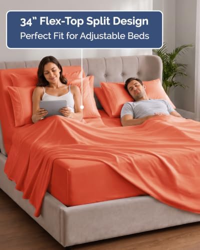 Extra Deep Flex Top Split Head King Sheet Set - Image 3