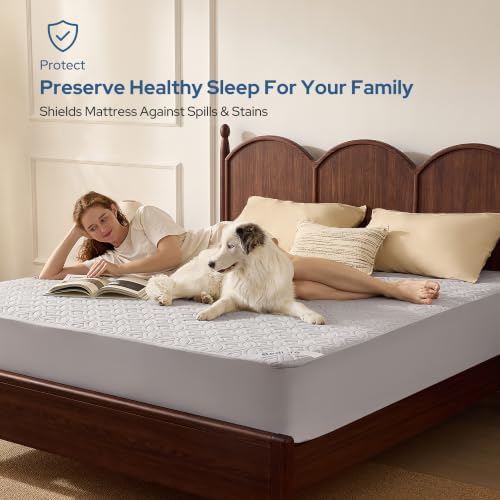 BEDLORE Waterproof Mattress Protector, King Size Mattress Pad - Image 2