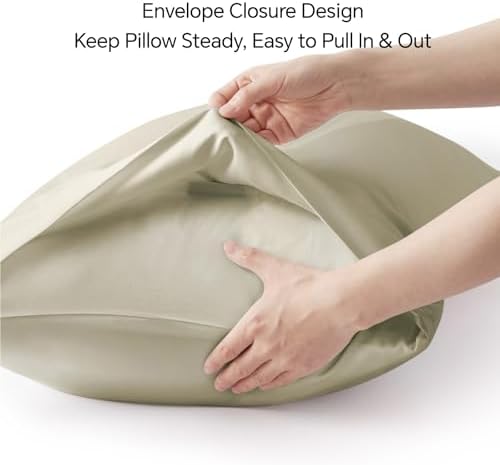 BEDELITE Cooling Pillow Cases Queen 2Pcs, Rayon Made from Bamboo - Image 6
