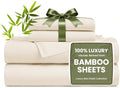 Love's cabin 3 Piece Twin Sheet Set, 100% Rayon Derived from Bamboo, Cooling & by Lovescabin