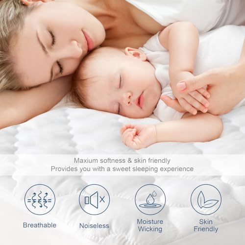 RV Short Queen Mattress Protector Pad Cover Waterproof - Image 2