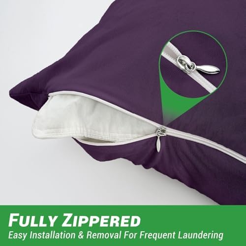 Gogreen Bamboo Rayon Waterproof Pillow Protector, Breathable Pillow Cover - Image 3