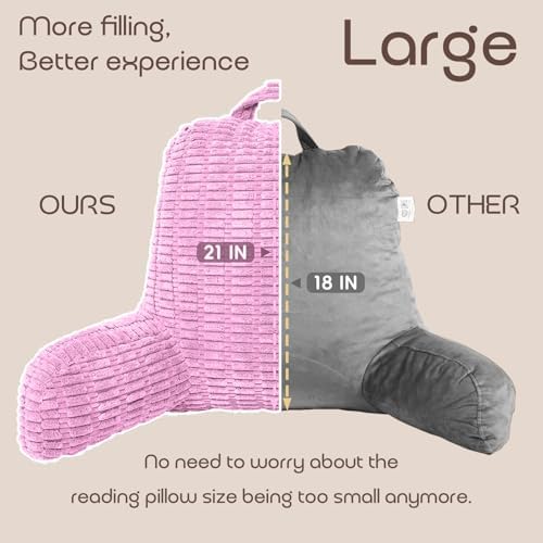 Reading Pillows for Bed Back Rest Pillow for Sitting up - Image 3