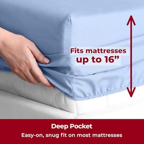 Mellanni Iconic 5-Piece, Ultra Soft Sheet Set - Image 5
