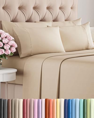 King 6 Piece Bed Sheet Set by CGKUnlimited