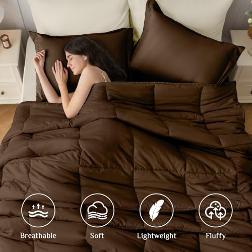 JOLLYVOGUE Twin Comforter Set, Ultra-Soft Bed in a Bag Twin Size 5 Pieces - Image 2