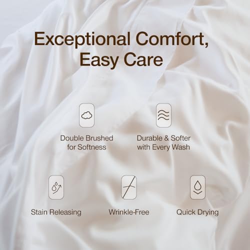 Coop Home Goods Comphy SoftSpa Pillowcase Set of 2, Pillow Cases, Luxury Spa - Image 3