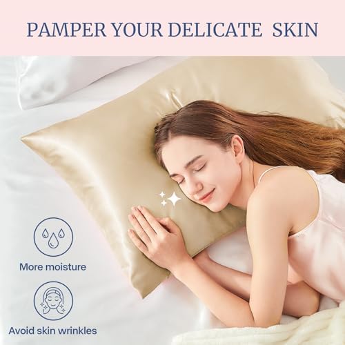 BEDELITE Satin Pillowcases, Small King 20x36 Inch - Image 3