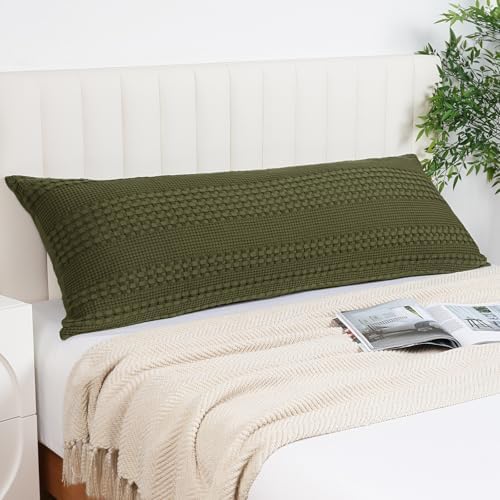 PHF 100% Cotton Waffle Body Pillowcase by PHF