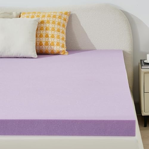 BDEUS 1.5 Inch Gel Memory Foam Mattress Topper Ventilated Soft Mattress Pad by BDEUS