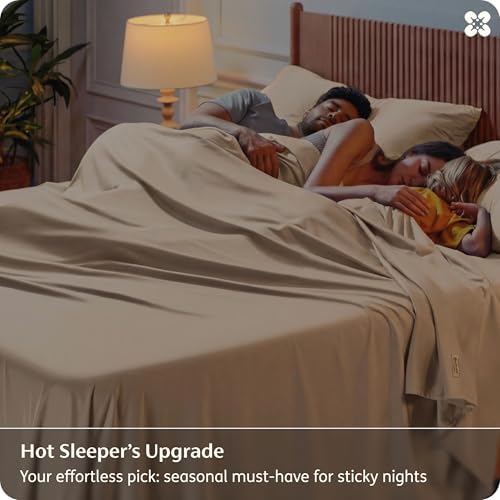 Bedsure PureWoven 100% Rayon Derived from Bamboo, Full Size Sheets - Image 2