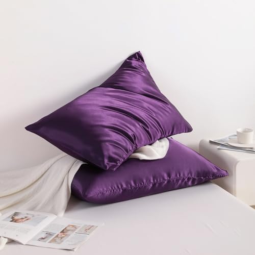 NTBAY 12 Pack Satin Standard Pillowcases - Image 5