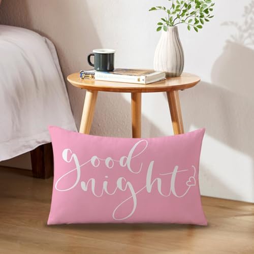 Bedding Decorative Lumbar Pillowcases Sweet Dreams Good Night Cushion Covers - Image 3