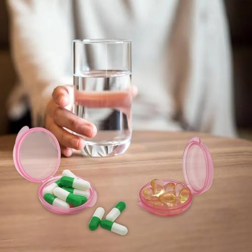 Small Pill Box, Daily Mini Pill Organizer Portable - Image 6