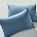 MILVOWOC Brushed Microfiber Queen Pillowcases, Slate Blue, 20x30 Inch by MILVOWOC