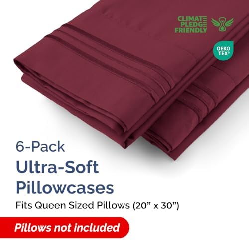 Queen Pillow Cases Set of 6 - Image 2