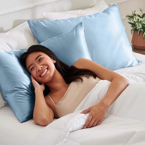 Bare Home Satin Pillowcases Envelope - Image 5