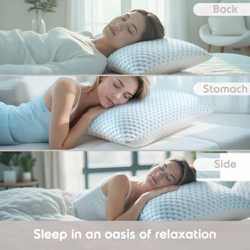 Nestl Cooling Body Pillow for Sleeping 1 Pack, Luxury Shredded Memory Foam Body - Image 5