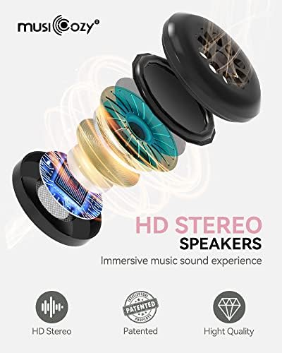 MUSICOZY 3D Sleep Headphones Bluetooth 5.4 Sleep Mask - Image 5