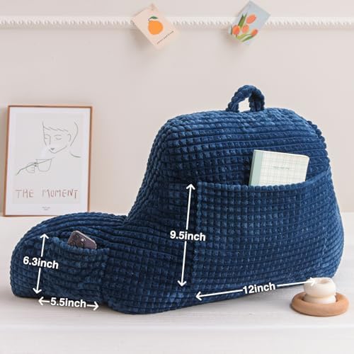 A Nice Night Navy 17" Bed Wedge Pillows - Image 4