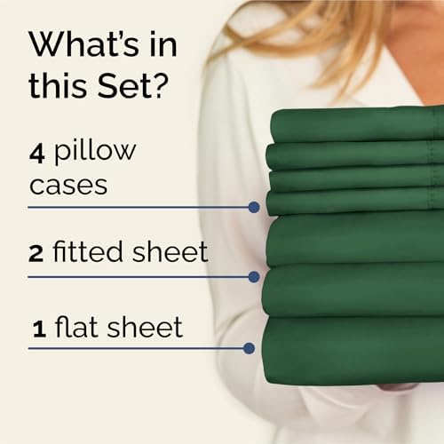 Split King 7 Piece Bed Sheet Set - Image 2