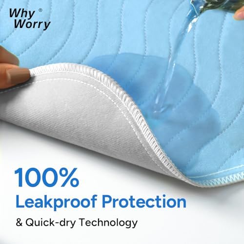 WhyWorry Washable Bed Pads for Adult Incontinence - Image 4