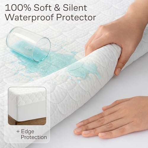 Ultra Soft Waterproof Mattress Protector Queen - Image 2