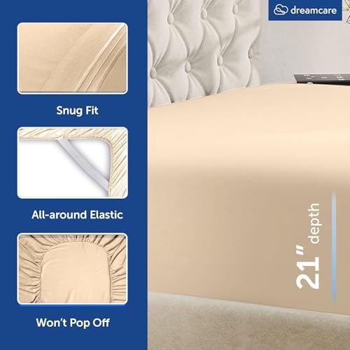 DREAMCARE King Size Sheets Set - Image 6