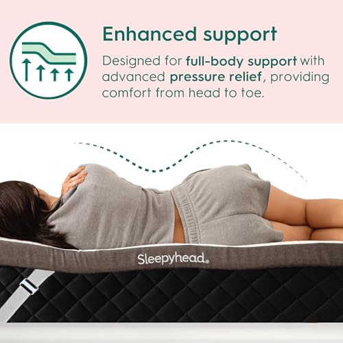 Sleepyhead Queen Mattress Topper Super 3 Inch, Cooling Gel & Copper Memory Foam - Image 4