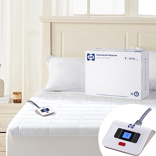 Sealy Electric Mattress Pad Twin Size 10 Heat Settings Machine Washable by Sealy