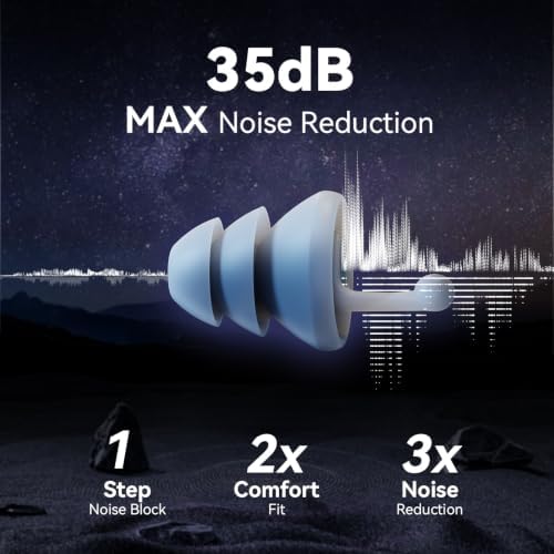 Ear Plugs for Sleeping, Silicone Noise Cancelling Ear Plugs - Image 5
