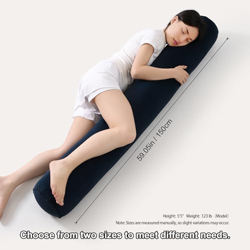 Body Pillow for Adults, Long Round Pillow, Big Cylindrical Pillow, Large Full - Image 3