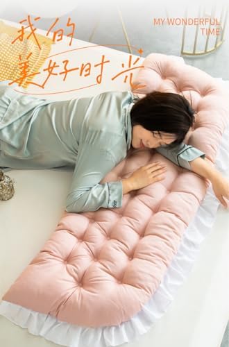 College Dorm Bed Bolster Pillow Long Reading Rectangular Headboard Pillow - Image 6