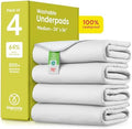 IMPROVIA® Washable Underpads, Heavy Absorbency Reusable Incontinence Pads by IMPROVIA
