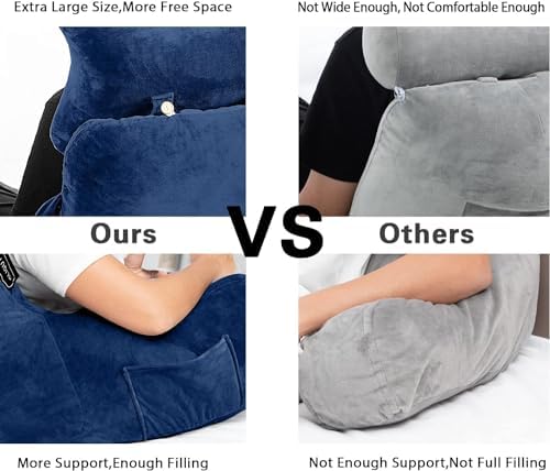 SLIGUY Reading Pillow-Extra Large 31" Bed Rest Pillow - Image 5