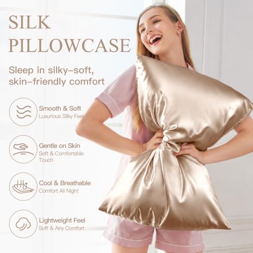 Mulberry Silk Pillow Cases for Hair and Skin - Image 2